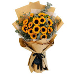 RAMO GIRASOLES Y EUCALIPTO