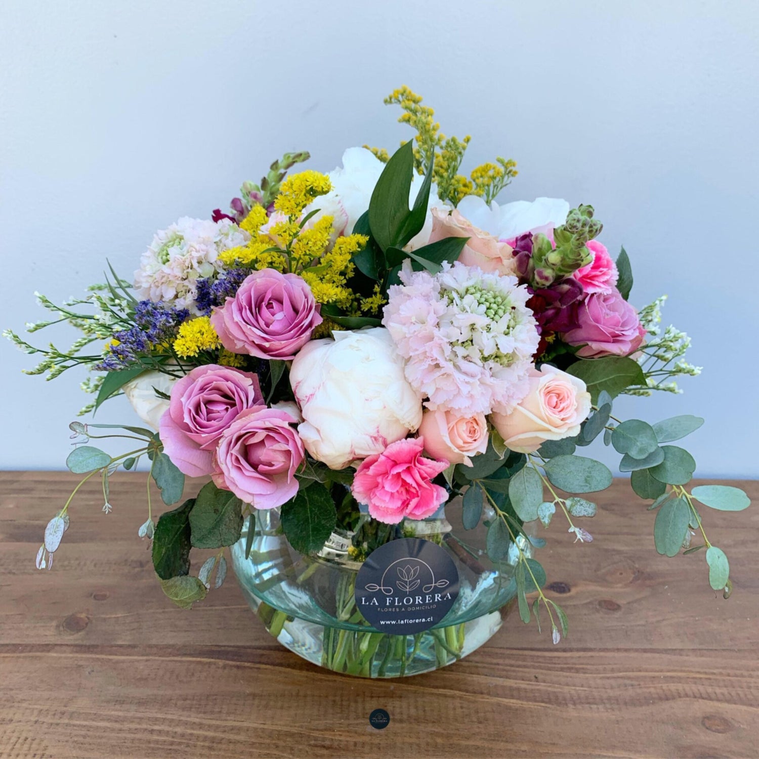 PECERA CENTRO MESA ROSADO