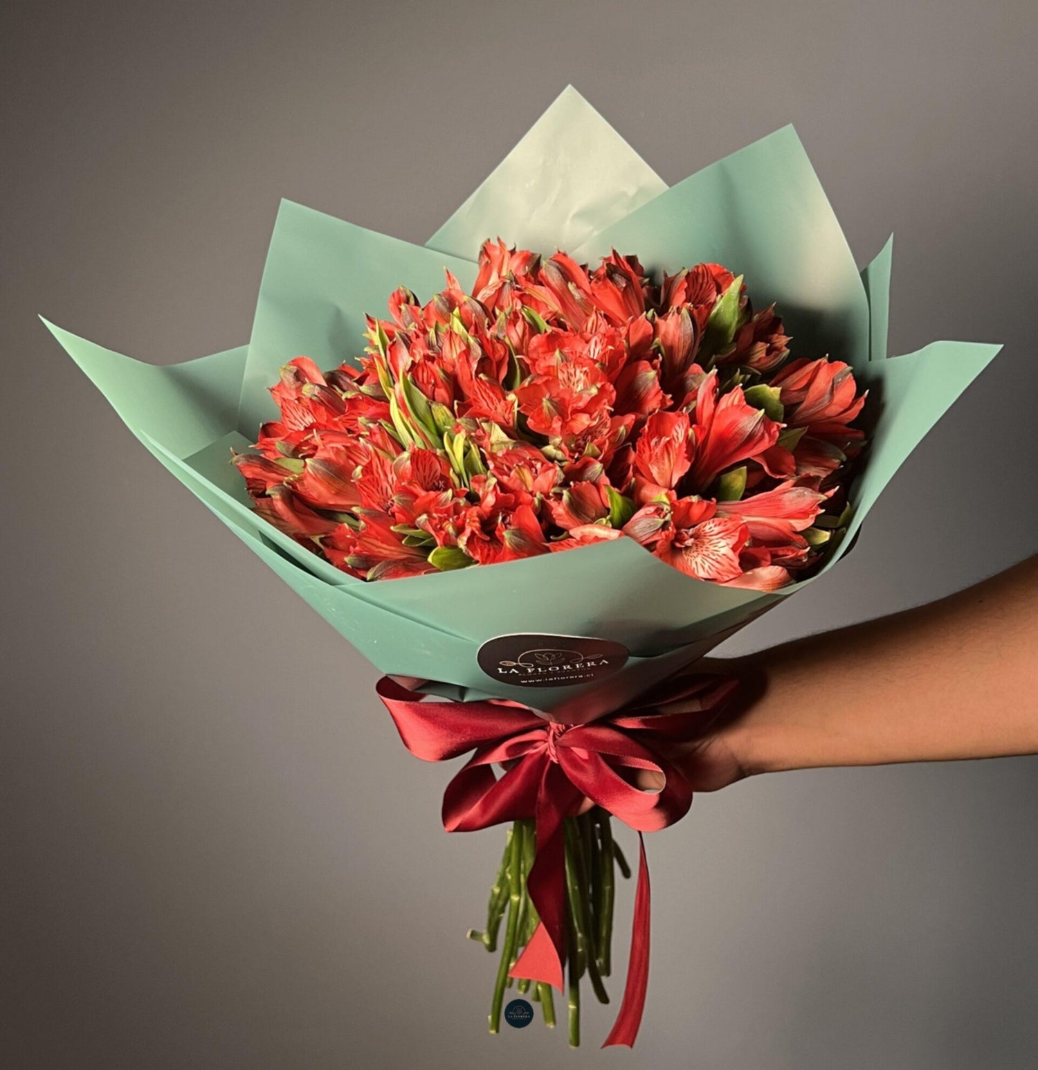 RAMO ALSTROMERIAS ROJAS / 10 VARAS