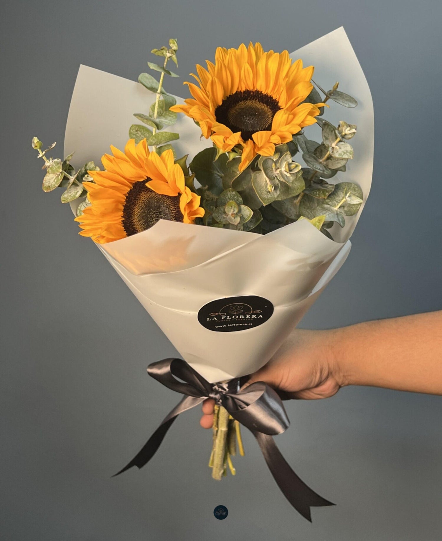 RAMO GIRASOLES 2 VARAS Y EUCALIPTO