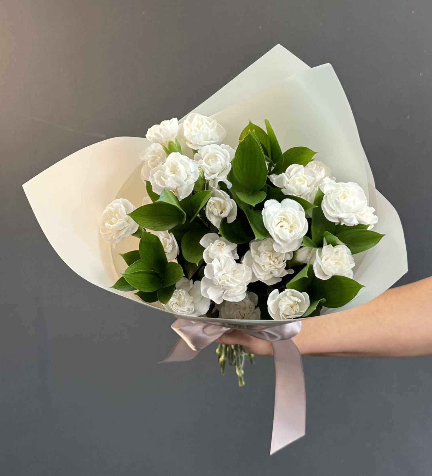 RAMO MINI CLAVEL BLANCO