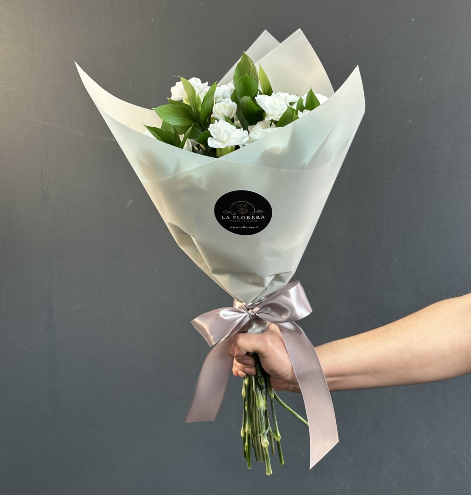 RAMO MINI CLAVEL BLANCO