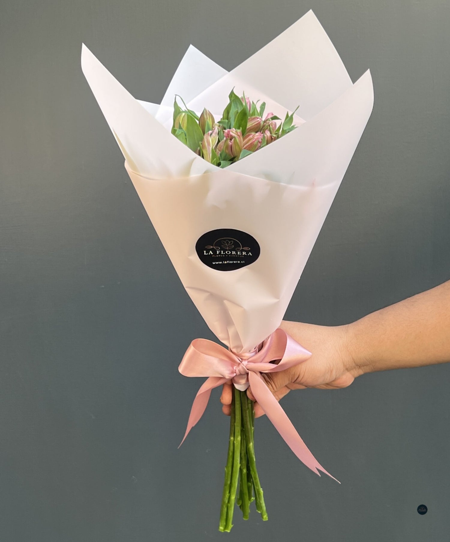RAMO ALSTROEMERIAS  ROSADAS / 10 VARAS