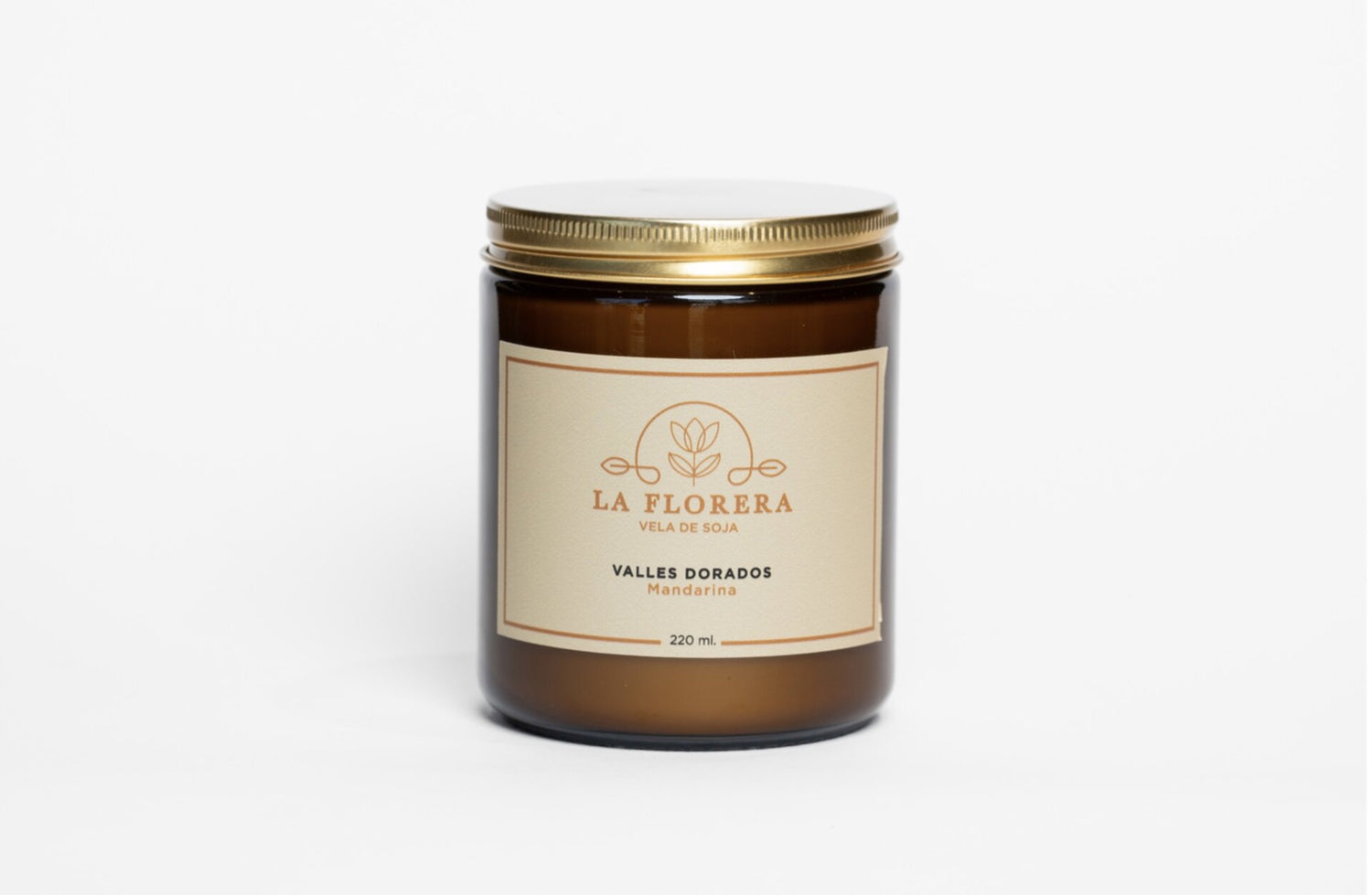 VELA DE SOJA MANDARINA 220 ML