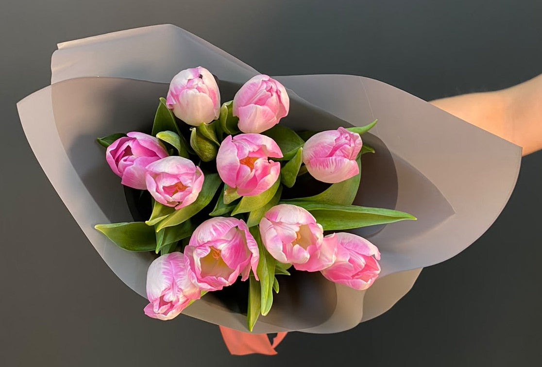 RAMO TULIPANES ROSADOS CLAROS 10 VARAS