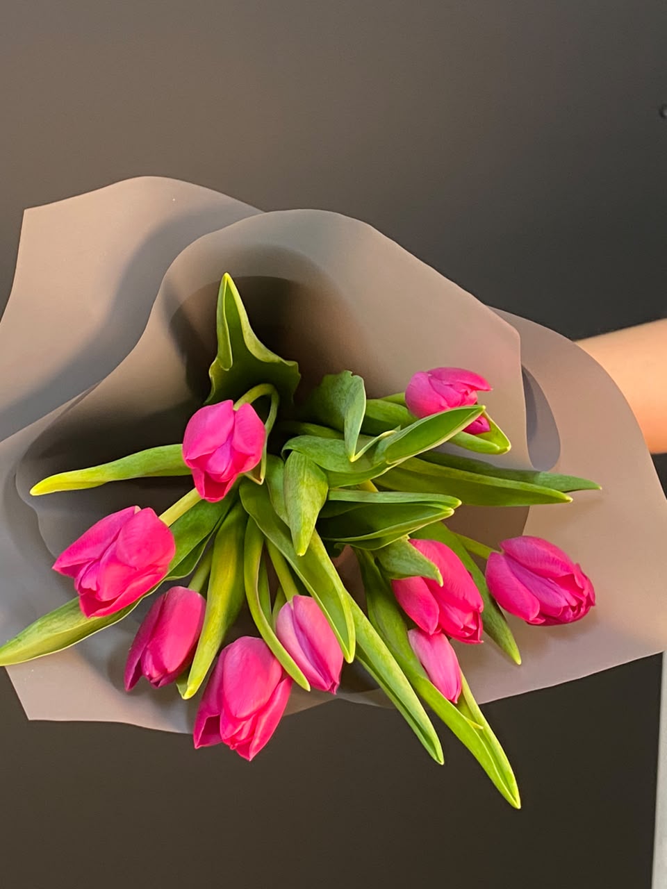 RAMO TULIPANES FUCSIA 10 VARAS