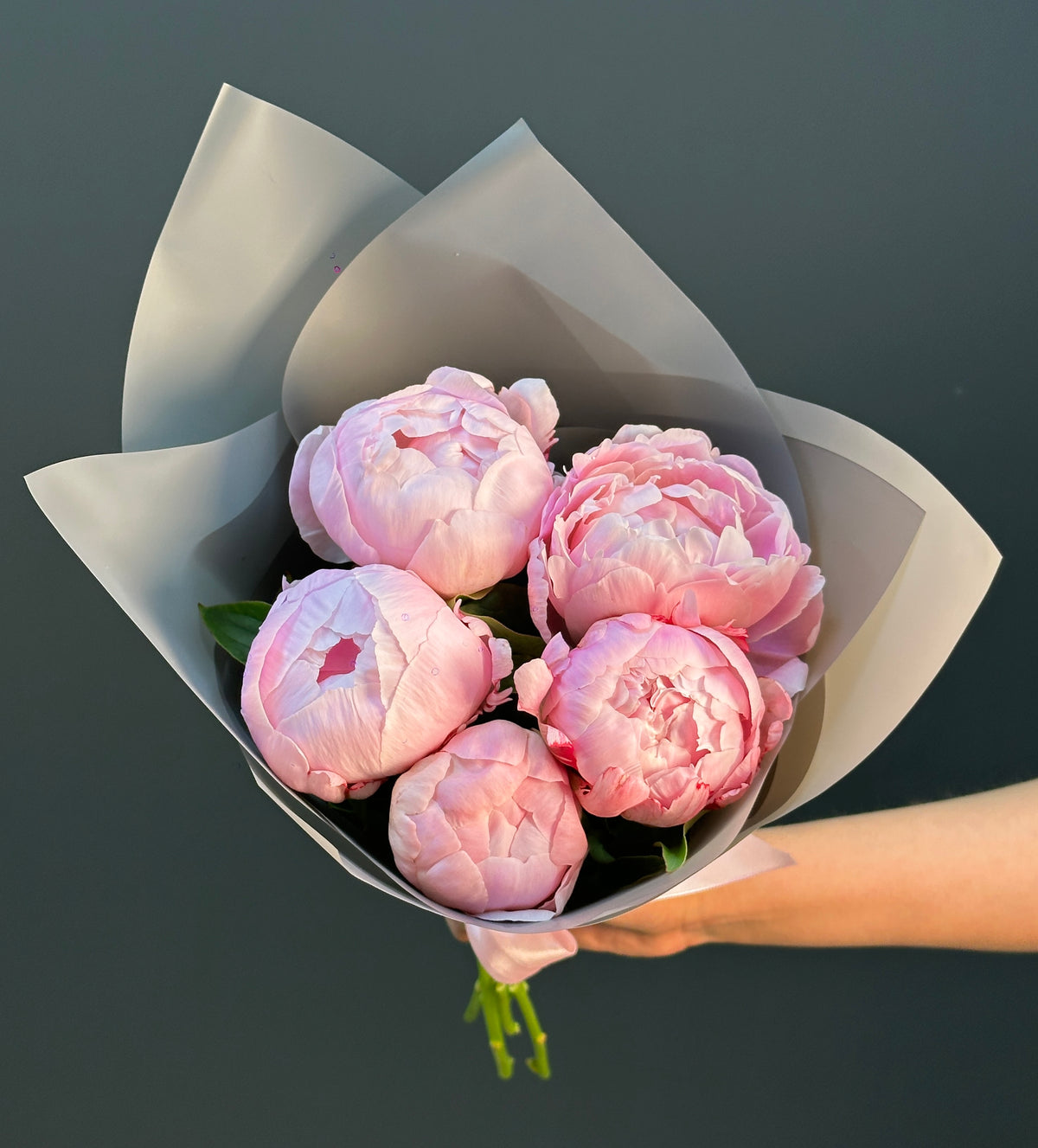 RAMO PEONÍAS ROSADAS 5 VARAS