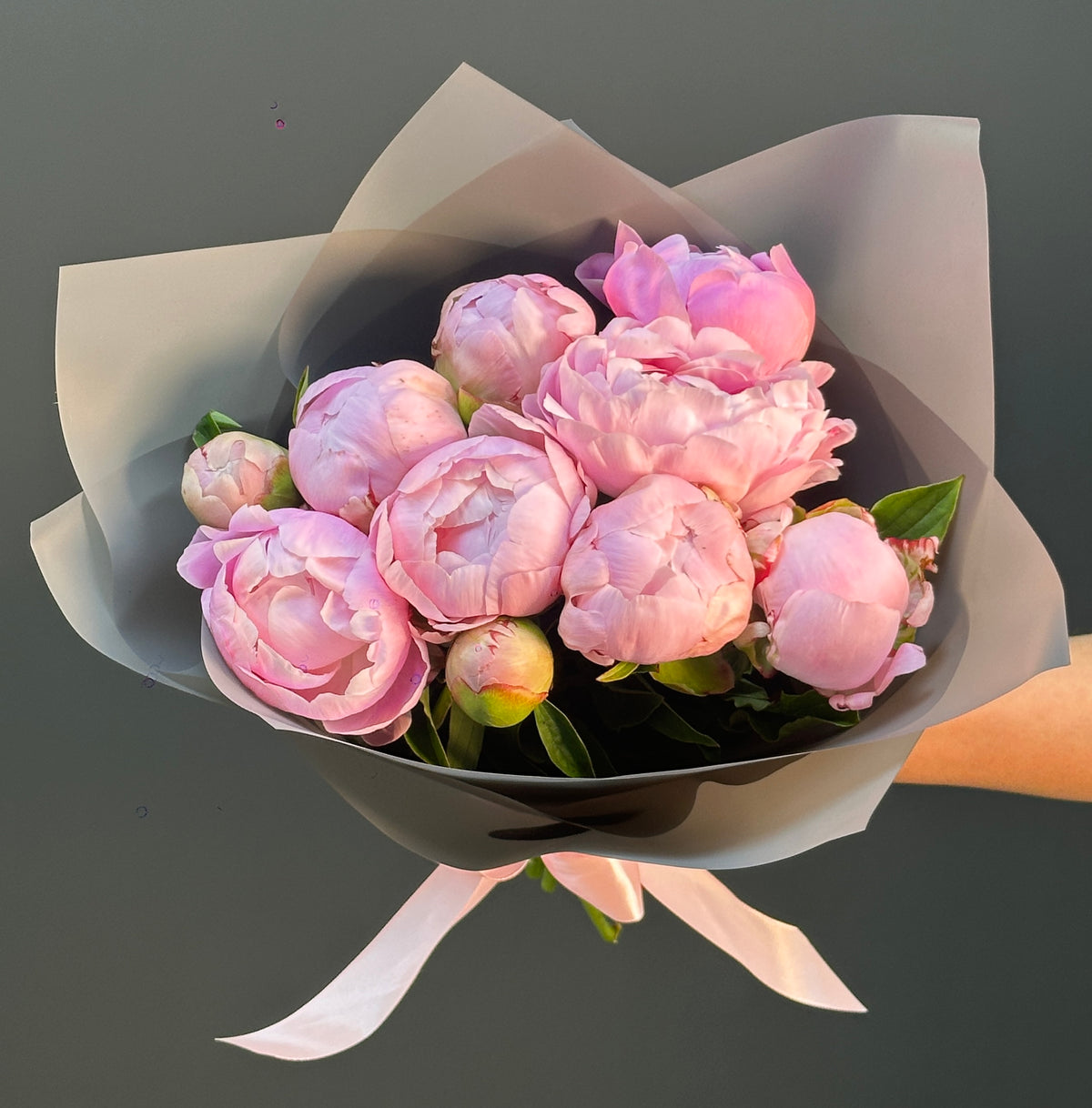 RAMO PEONÍAS ROSADAS 10 VARAS