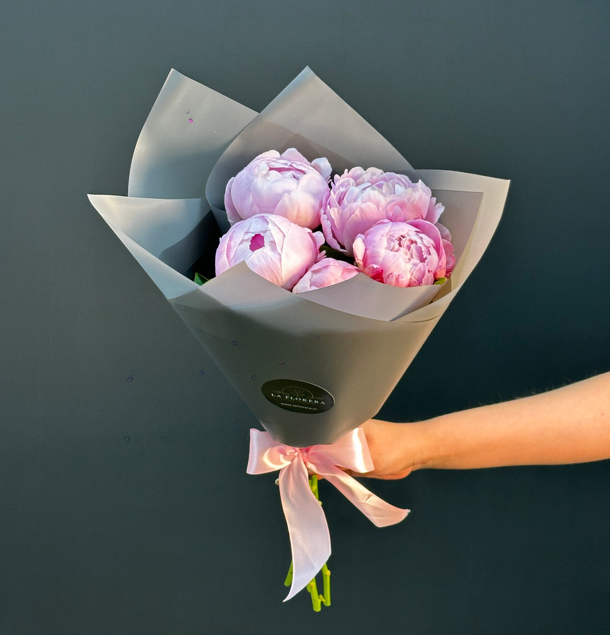 RAMO PEONÍAS ROSADAS 5 VARAS